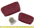 FURLA - Deux pochettes couleur lie de vi