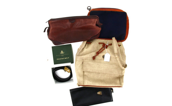 Lot comprenant un sac en toile couleur f