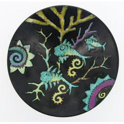 Manufacture FOUILLEN - Assiette en faïen