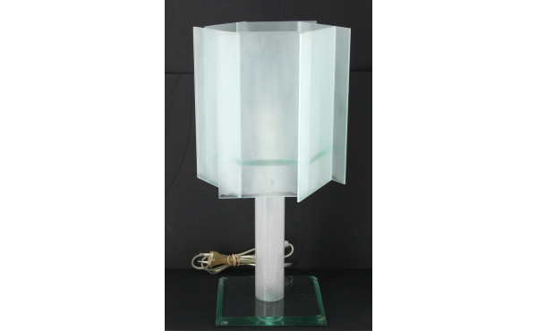 Lampe design en verre, probablement miro