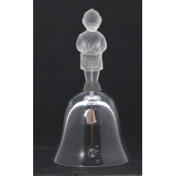 Clochette en verre et verre moulé, prise