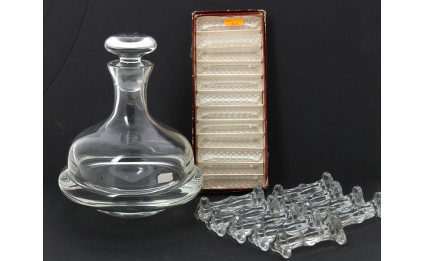 Carafe de bateau avec son bouchon, H 23 