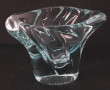 DAUM Nancy France - Vase en cristal bleu