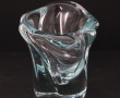 DAUM Nancy France - Vase en cristal bleu