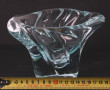 DAUM Nancy France - Vase en cristal bleu