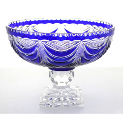 Grande coupe à fruits sur piédouche en c