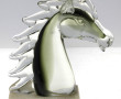Italie - Tête de cheval en verre transpa
