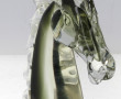 Italie - Tête de cheval en verre transpa