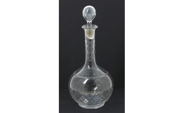 Carafe ancienne en cristal (bouchon acci