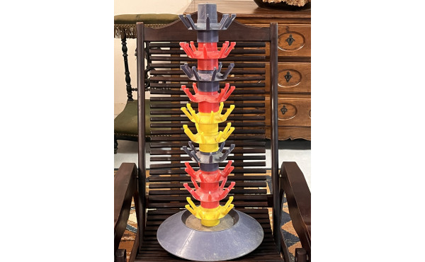 Egoutoir à bouteilles en plastique multi