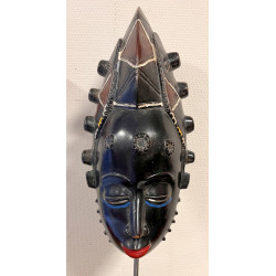 Masque -portrait Baoulé de jeune fille a