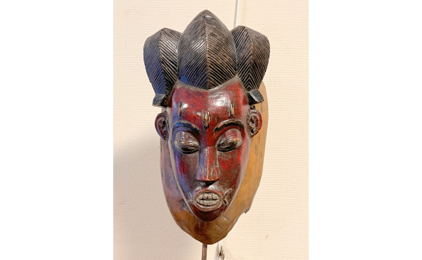 Masque -portrait Baoulé Ndama de jeune f