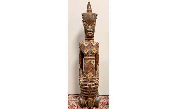 Statue africaine Ndenguese- Buste d'homm
