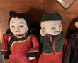 4 poupées chinoises ou tibétaines en por