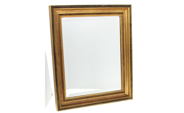Miroir rectangulaire à encadrement doré,