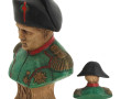 Buste de Napoléon en trompe-l'œil de boi