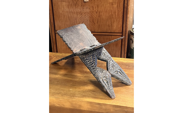 Porte Coran en bois sculpté pliant