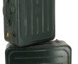 2 valises de marin en métal (vertes)