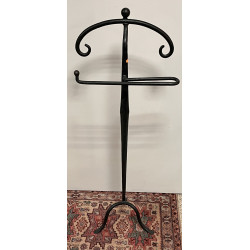 Portant à vêtements en fer forgé massif