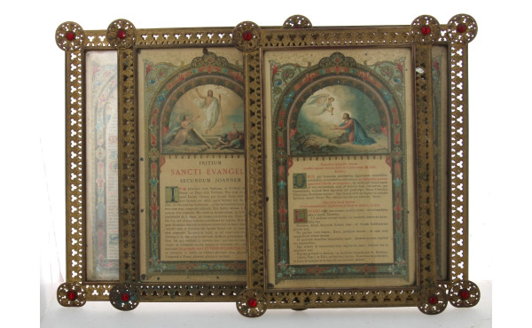 Thème RELIGIEUX - Lot comprenant 3 encad