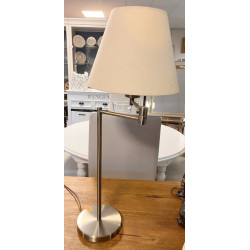 Lampe articulée en métal doré, H 63 cm (