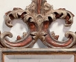 Miroir baroque italien en bois sculpté p