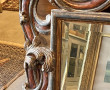 Miroir baroque italien en bois sculpté p