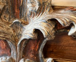 Miroir baroque italien en bois sculpté p
