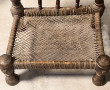 Fauteuil bas afghan avec coussin kilim