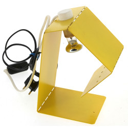 Lampe design TERUKI en métal laqué jaune