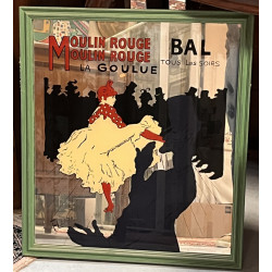 Miroir publicitaire Moulin Rouge La Goul