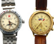 Deux montres rapportées d'URSS (montre d