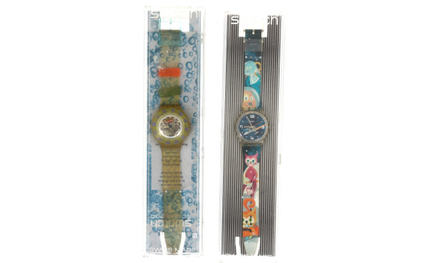 SWATCH - 2 montres en BO, piles à change