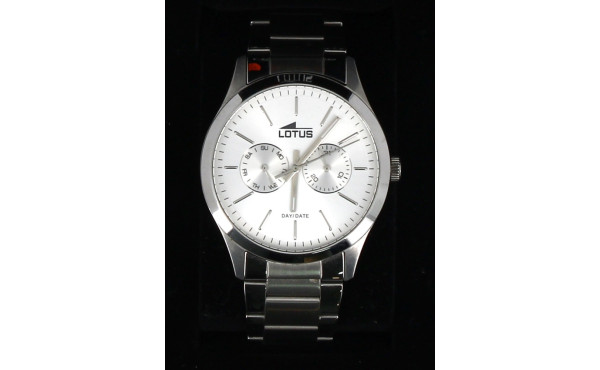 LOTUS - Montre bracelet acier en écrin, 