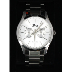 LOTUS - Montre bracelet acier en écrin, 