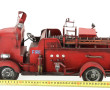 Camion de pompiers en tôle L. 45 x H. 2