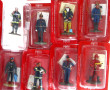 POMPIERS - Lot de figurines en plomb éta