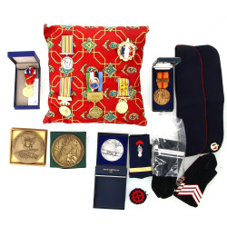 Médailles d'un pompier (de poitrine et c