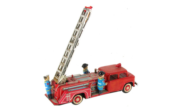 Camion de pompier en tôle, mécanisme à f