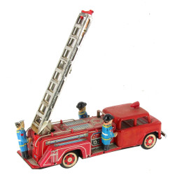 Camion de pompier en tôle, mécanisme à f