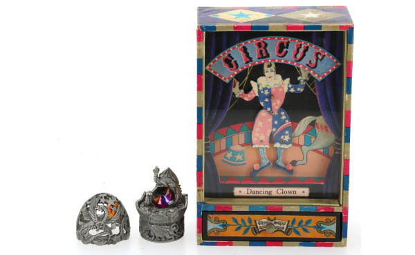 CIRQUE - Coffret animé avec un clown, mo