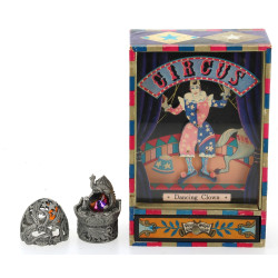 CIRQUE - Coffret animé avec un clown, mo