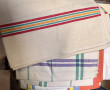 Lot de linge comprenant 9 torchons ancie