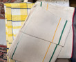 Lot de linge comprenant 9 torchons ancie
