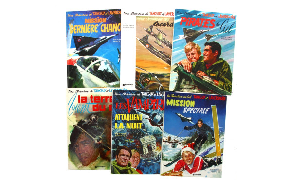 TANGY et LAVERDURE - 23 BD rigides et 1 