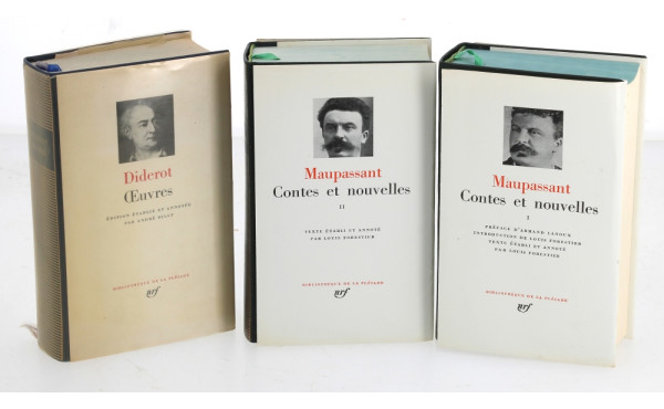 PLEIADE - 3 ouvrages : MAUPASSANT "Conte