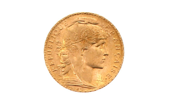 Pièce de 20 f or au Coq et Marianne