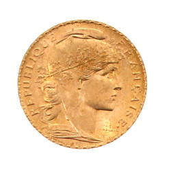 Pièce de 20 f or au Coq et Marianne