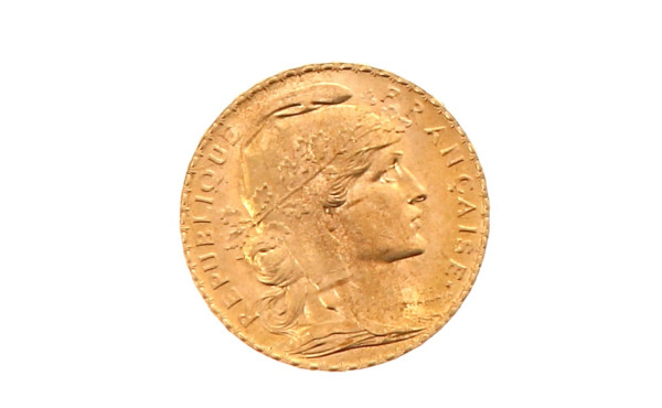 Pièce de 20 f or au Coq et Marianne