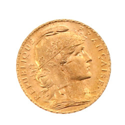 Pièce de 20 f or au Coq et Marianne